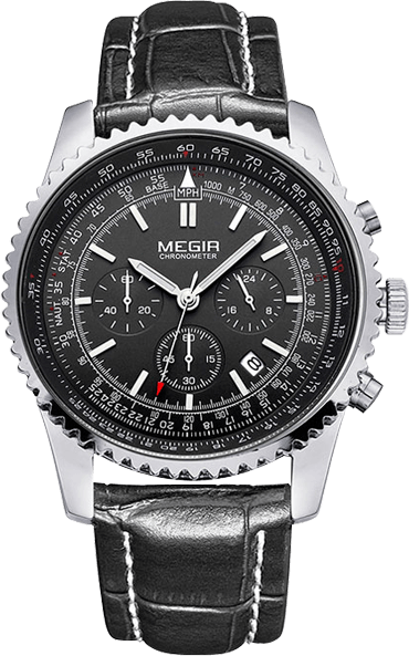 Megir aviator cheap chronometer